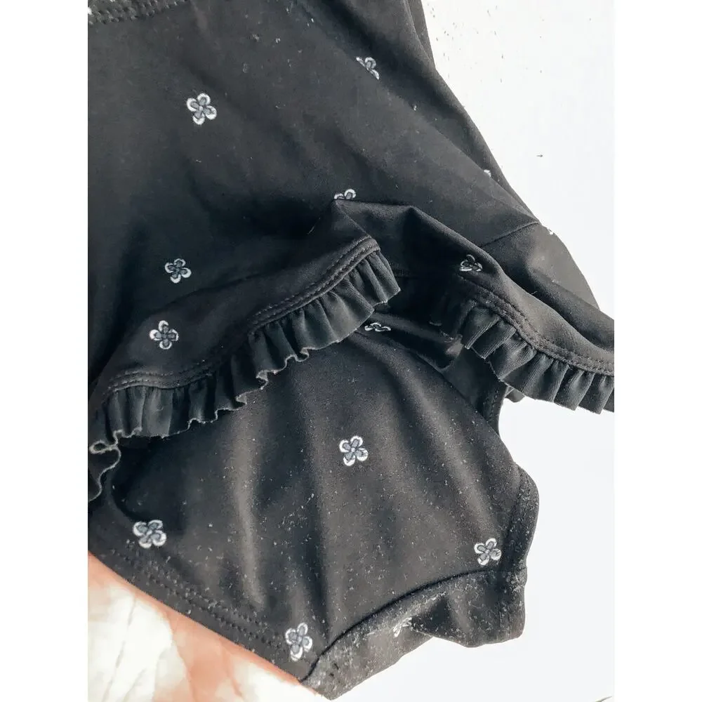 Baby Gap Floral Print Peplum skirted Swimsuit